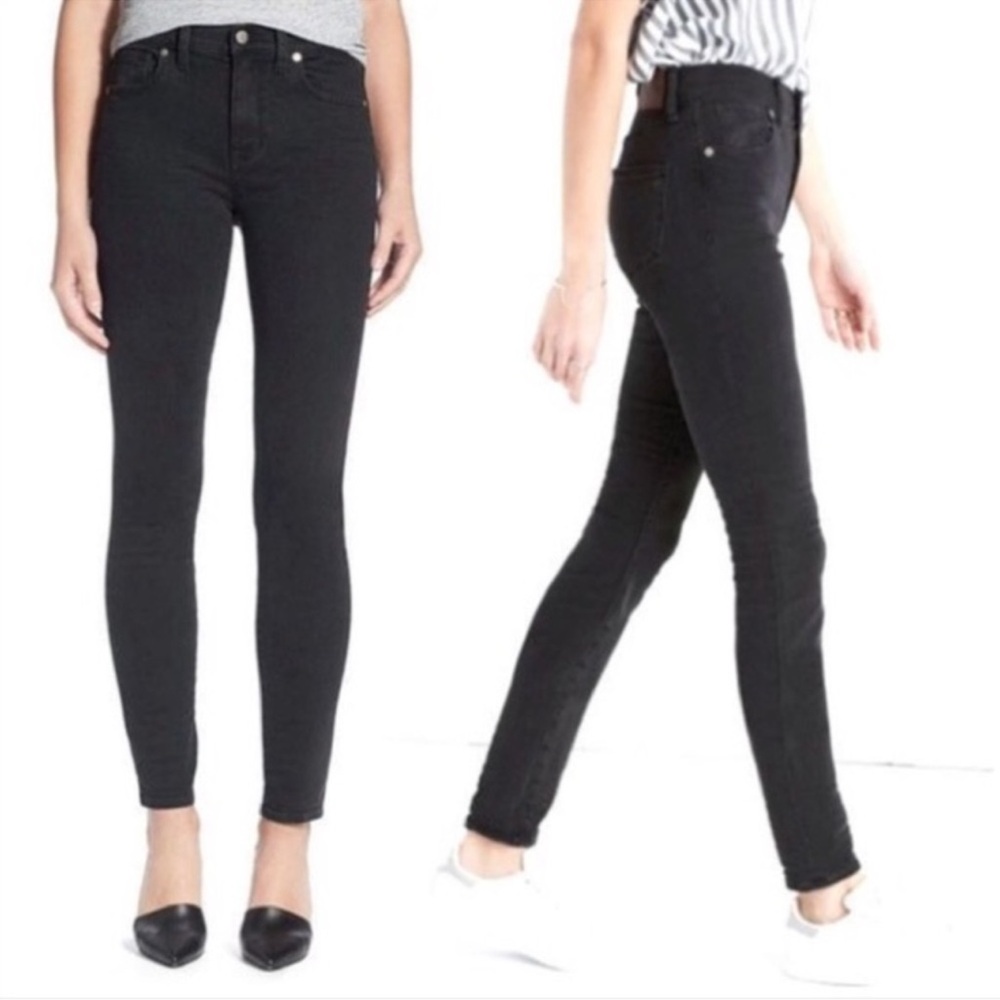 Madewell | Skinny Skinny Jeans in Faded Black 26x27